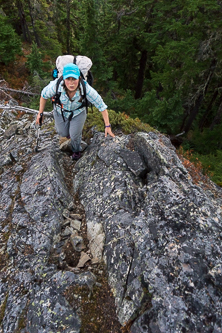 On the ridge between Snoqualmie Mtn and Avalanche Mtn