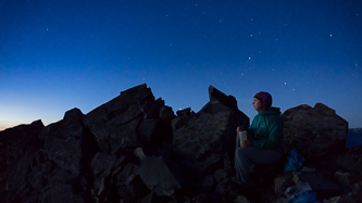 Dinner on the summit under the stars