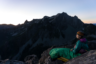 Pre-sunrise with Snoqualmie Mountain