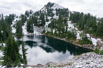 Collar Mountain over Ridge Lake