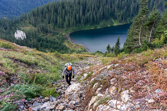 A gully above Joe Lake