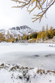 Switchback Peak over Cooney Lake