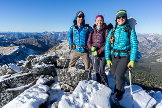 On the summit of Martin Pk.