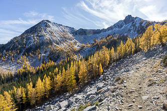 NE summit of Cheops Peak from the Eagle Lakes Trail