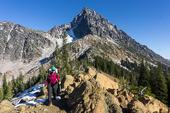 Mount Stuart from Stuart Pass