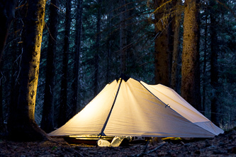 Camp at Ingalls Creek near the base of Longs Pass Trail