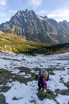 Mount Stuart from near the top of Ingalls Pass Trail