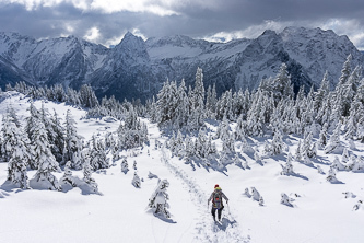 Sperry Peak and Big Four Mountain