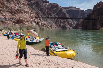 Filling water at Phantom Ranch