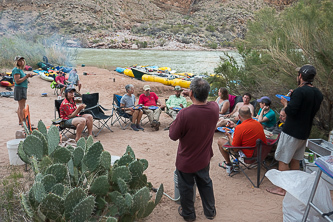 Dinner time in Parashant Camp