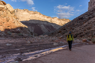 Hiking up Soap Creek