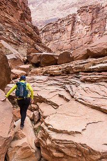 Hiking up North Canyon