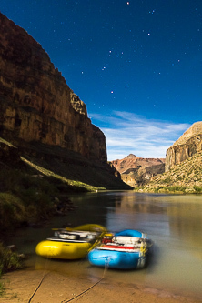 Downstream in moonlight