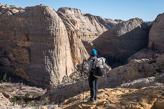 Looking down on Death Hollow