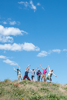 On the summit of Chatfield Hill