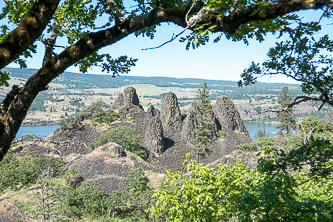 Basalt pinnacles