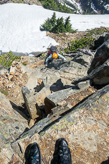 On Gothic Peak's SE ridge