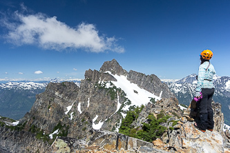 Del Campo Peak from the summit of Gothic Peak