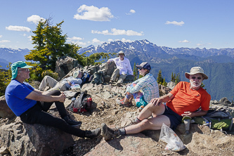 The summit of Mount Jupiter