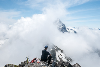 Sloan Peak from the summit of Bedal Peak