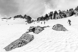 The summit of Bedal Peak