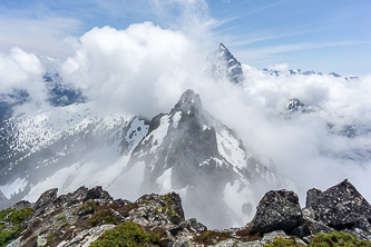 Sloan Peak from the summit of Bedal Peak