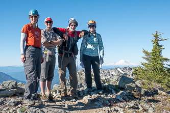 On the summit of Goat Mountain