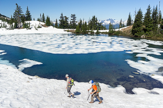 Lake on the west side of point 6,539'