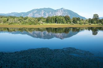 Mount Si over Borst Lake