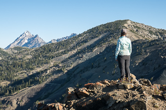 Mt Stuart and Navaho Peak from the summit of Freedom Peak