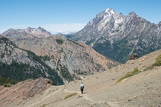 Mount Stuart from Hardscrabble Creek Trail