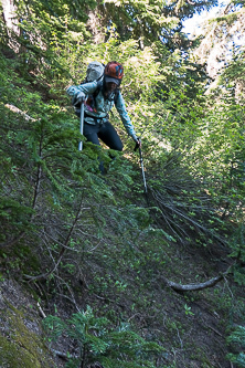 The descent to Lake Terence was unpleasant.  I would go a different way if I did it again.