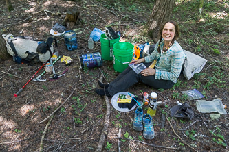 Food!  New shoes, ice axes, and supplies.