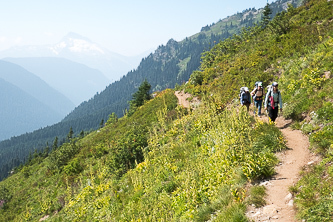 Sloan Peak from the North Fork Sauk Trail