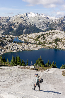 Mount Daniel over Robin Lake