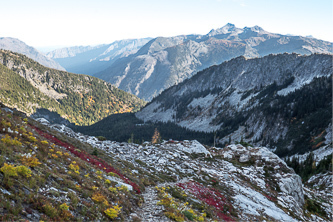 Cashmere Mountain over the Chatter Creek valley