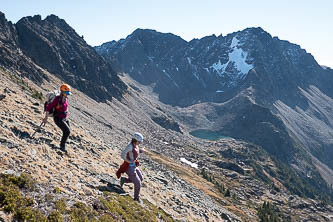 Snowgrass Mountain and Upper Grace Lake