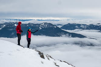 Mount Washington from the summit of Mount Teneriffe