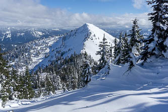 Granite Mountain from the summit of West Granite Mountain