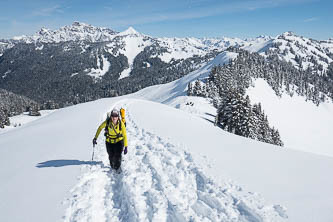 Yellow Aster Butte from the summit of Excelsior Peak