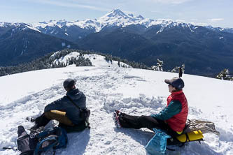 A break on the summit