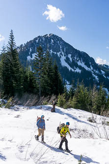 Web Mountain from the logging road above Granite Lakes