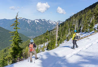 Teneriffe & Green over the Middle Fork Snoqualmie Valley