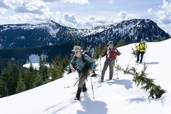 Mount Defiance & Web Mountain from the SE slopes of Thompson Point