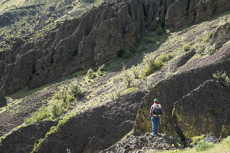 Basalt cliffs