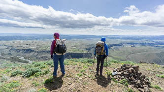 On the summit of Cot's Peak