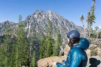 Mount Stuart from Ingalls Pass