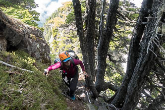 On the north ridge of Second Mother Mtn