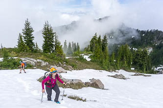 The basin on the NE side of Second Mother Mtn