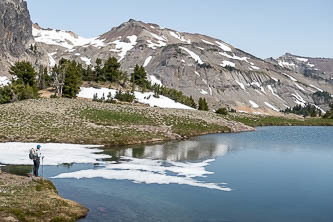 Tieton Peak over Warm Lake